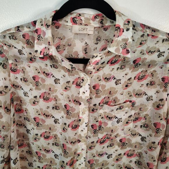 LOFT Career & Casual BUNDLE Small Women's Short & Long Sleeve Blouses Shirts - Picture 5 of 10